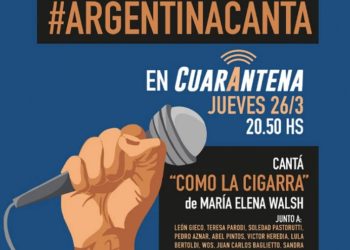 Argentina canta "Como la cigarra" en cuarentena ante Covid-19 9 2024