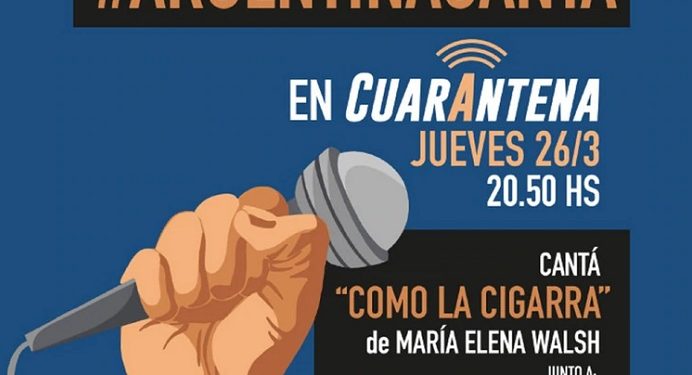 Argentina canta "Como la cigarra" en cuarentena ante Covid-19 1 2024