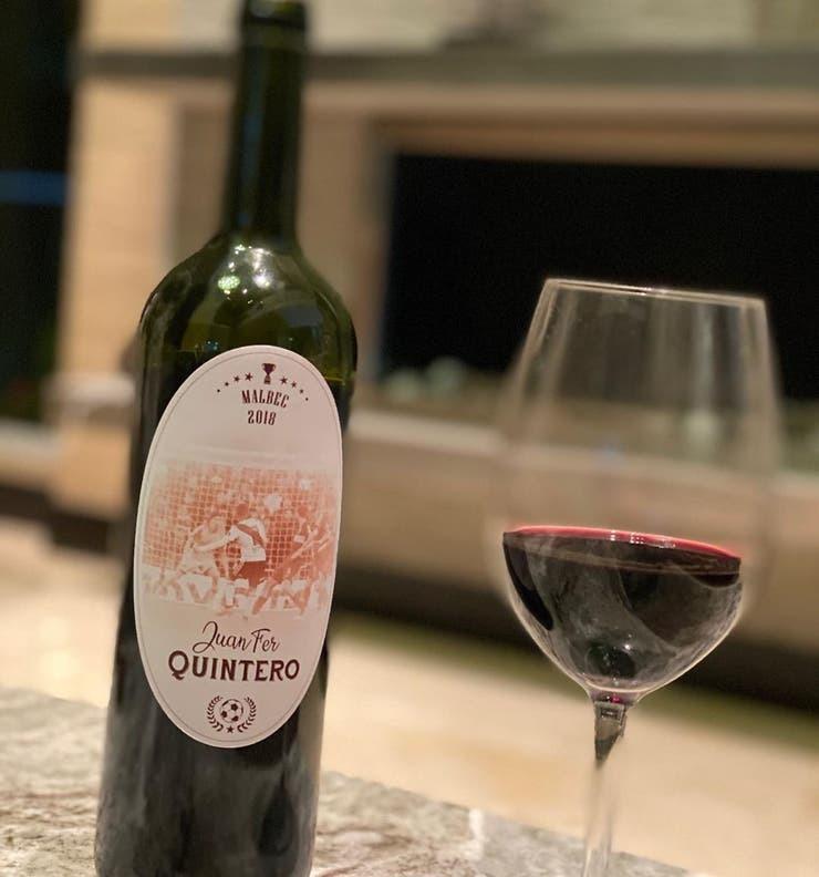 Juan Fernando Quintero presenta su propio vino con detalles de la final de Madrid 3 2024