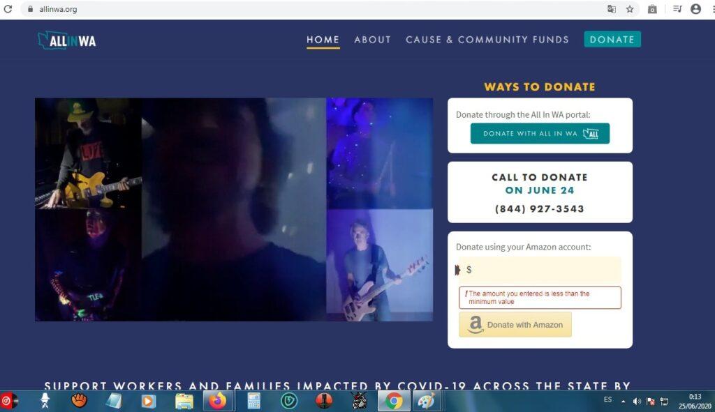 Pearl Jam tocó anoche vía streaming 5 2024