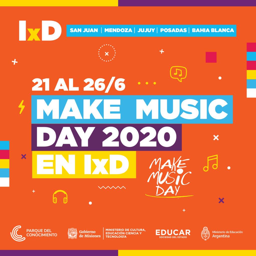 El centro IxD Posadas invita a celebrar la 'Make Music Day' desde casa 3 2024