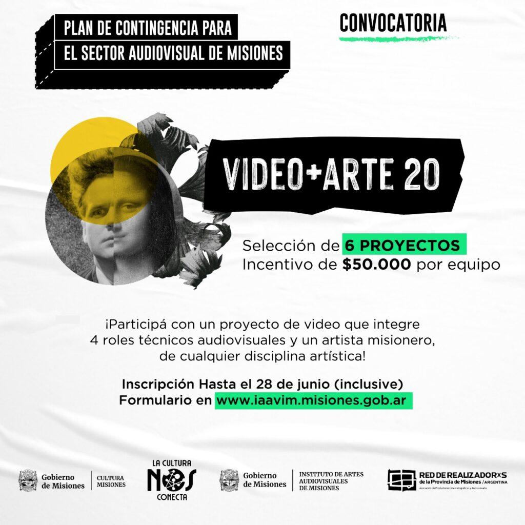 EL IAAVIM Y CULTURA LANZAN LA CONVOCATORIA “VIDEO+ARTE 20” 3 2024
