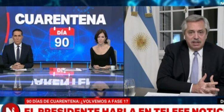 Fuerte cruce entre el presidente Fernández y periodista de Telefé por el tema Vicentín 1 2024