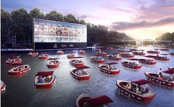Autocine a la parisina: se verán películas desde barcos eléctricos 1 2024
