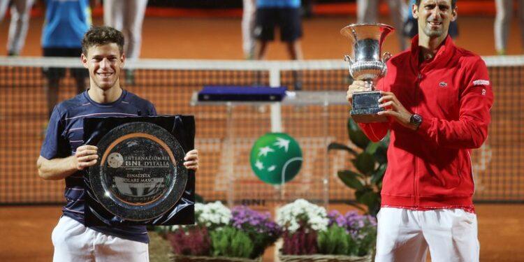 El récord que alcanzó Novak Djokovic en Roma y el extraño registro con el que se quedó el Peque Schwartzman 1 2024