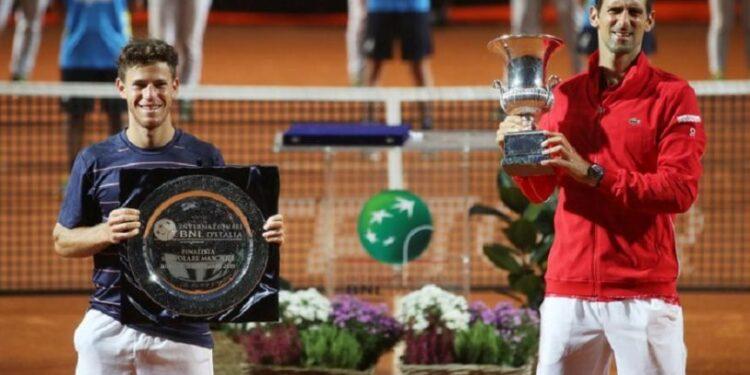 Schwartzman no pudo ante Djokovic en la final del Masters 1000 de Roma 1 2024