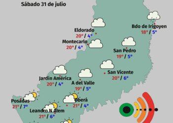 Sábado nublado con pronóstico de lluvias en la zona Norte 15 2024