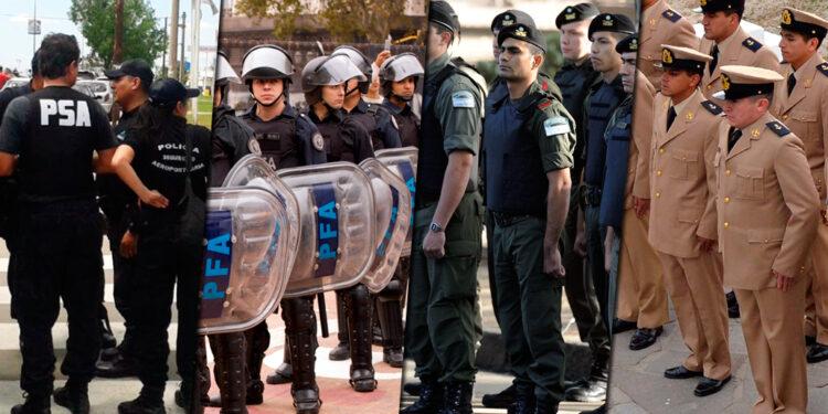 Oficializaron el aumento de sueldo a gendarmes, prefectos y policías 1 2024