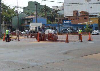 Mediante obras mejoran la circulación sobre la avenida Corrientes 17 2024