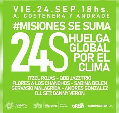 Cambio climático: Misiones participará de la huelga global con actividades lúdicas y un show musical en la Costanera de Posadas 1 2024