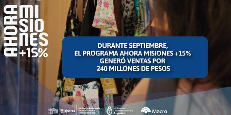 El programa “Ahora Misiones +15%” generó ventas por 226 millones de pesos 1 2024