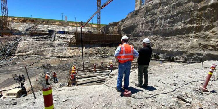 Se inició el hormigonado de la Casa de Máquinas de la central hidroeléctrica de Añá Cuá 1 2024