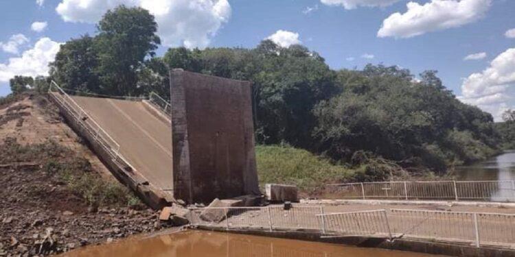 Se derrumbó el puente Pindaytí y clausuraron el camino alternativo 1 2024