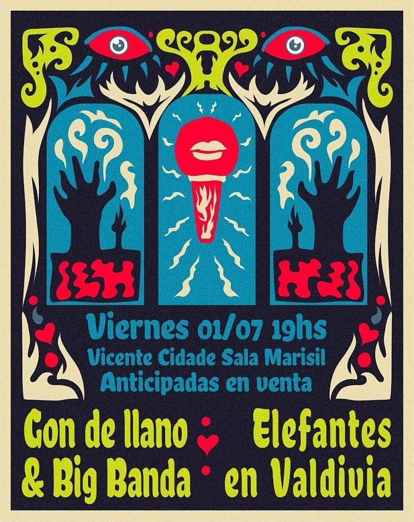 El Cidade en modo festival con Elefantes en Valdivia + Gon De Llano & la Big Banda 3 2024