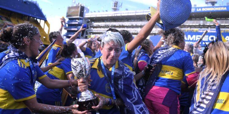 Con presencia en la red, la misionera Yamila Rodríguez gritó campeón de la liga local con Boca 1 2024