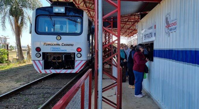 Gestionan solución para activar el tren desde Encarnación a Posadas, aunque admiten que la negociación está "difícil" 1 2024