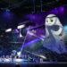 The mascot La'eeb is pictured at the opening ceremony prior he World Cup, group A soccer match between Qatar and Ecuador at the Al Bayt Stadium in Al Khor, Sunday, Nov. 20, 2022. (AP Photo/Natacha Pisarenko)