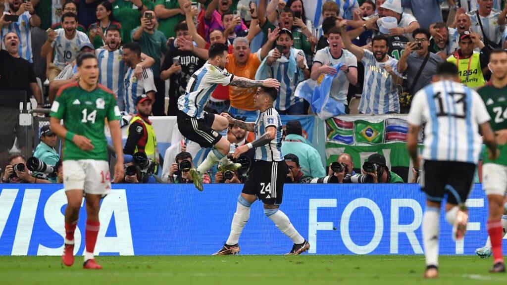 Argentina se sacó la modorra, superó a México 2-0 y se pone en carrera en el Mundial 3 2024