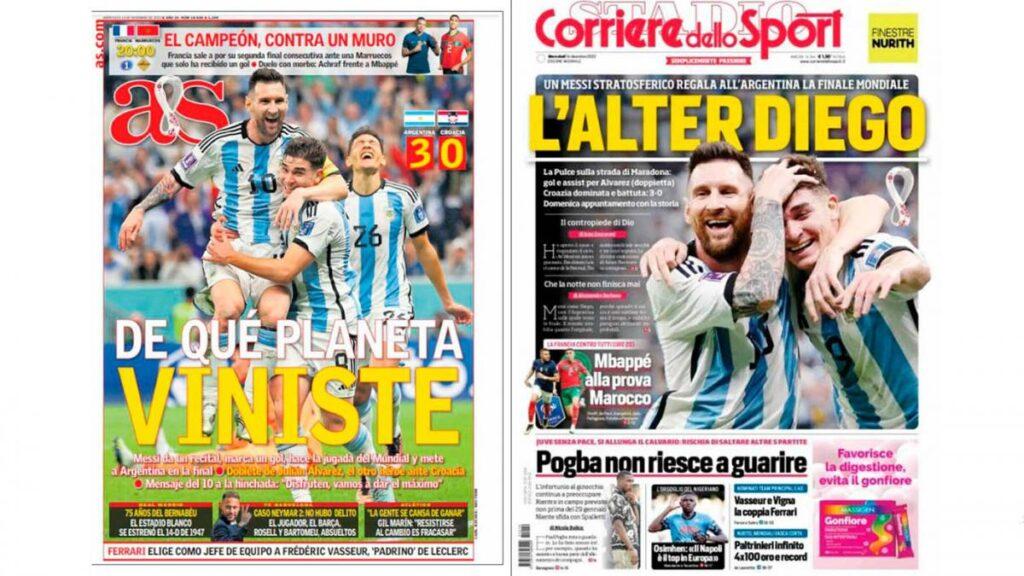 Messi acapara las portadas de los principales medios deportivos del mundo 3 2024