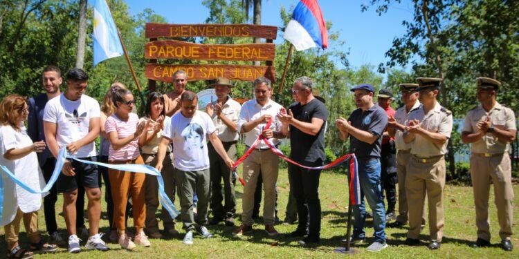 Herrera Ahuad y Cabandié encabezaron la apertura del Parque Federal Campo San Juan 1 2024