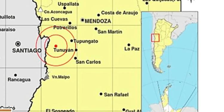 Se registró un temblor en Mendoza 1 2024