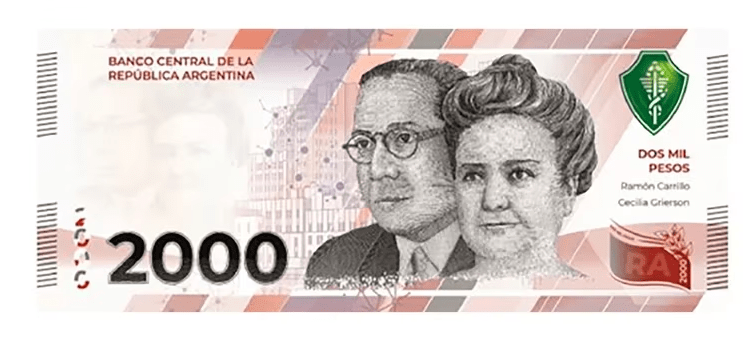 El Banco Central anunció el nuevo billete de 2.000 pesos 1 2023
