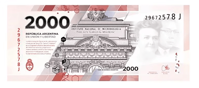 El Banco Central anunció el nuevo billete de 2.000 pesos 5 2023