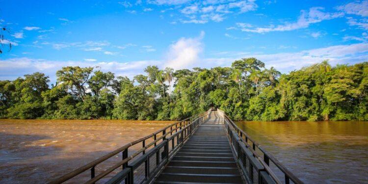 Cabandié y Herrera Ahuad presentaron las nuevas pasarelas de la Garganta del Diablo del Parque Nacional Iguazú 1 2024