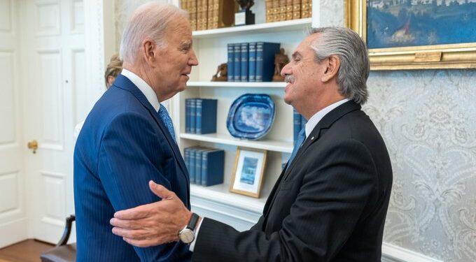 Fernández agradeció a Biden el apoyo que le dará ante los foros internacionales 1 2024