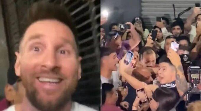 Lionel Messi fue a cenar a una parrilla de Palermo y una multitud lo esperó en la puerta 1 2024