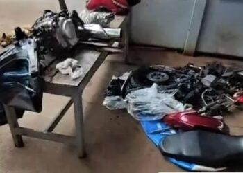 Insólito: pretendió ingresar partes de una moto en un bolso por el puente Roque González 19 2024