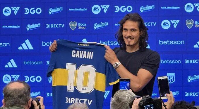 Cavani fue presentado en Boca: "Es una responsabilidad muy grande" 1 2023