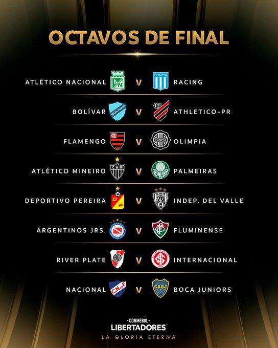 Copa Libertadores: River ante Inter de Brasil y Boca con Nacional de Uruguay en octavos de final 3 2023