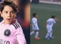 Tiro libre, gambetas y dedicatoria con beso: los 5 goles que convirtió Mateo Messi en las infantiles del Inter Miami que son virales 5 2024