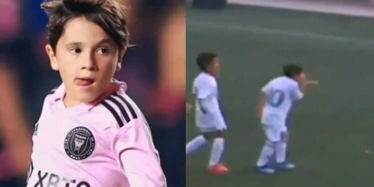 Tiro libre, gambetas y dedicatoria con beso: los 5 goles que convirtió Mateo Messi en las infantiles del Inter Miami que son virales 1 2024