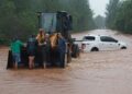 Diluvio en Misiones: con el arroyo desbordado, una pareja pedía auxilio prendida a un árbol y un intendente la rescató 11 2024